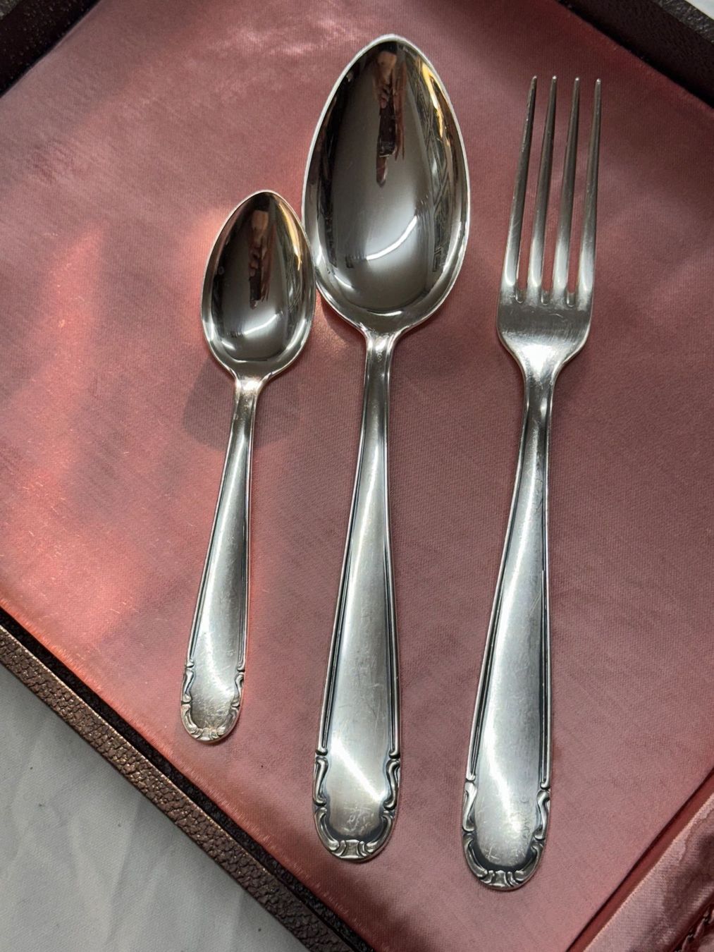 Set di posate: Versilbertes Besteck von 1960 – Usato da Burgdorf venduto da Tanthony 2
