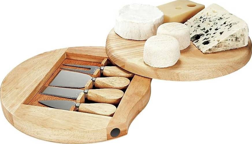 Servierplatten: Runde Käse Set Käsebrett mit Besteck Plateau Fromage – Neu und originalverpackt aus Zürich von Ikle00 4