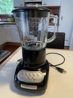 Kitchenaid Artisan Mixer/Blender aus Gusseisen/Glas schwarz