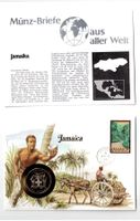Jamaika_1985_Münzbrief mit Beschreibung