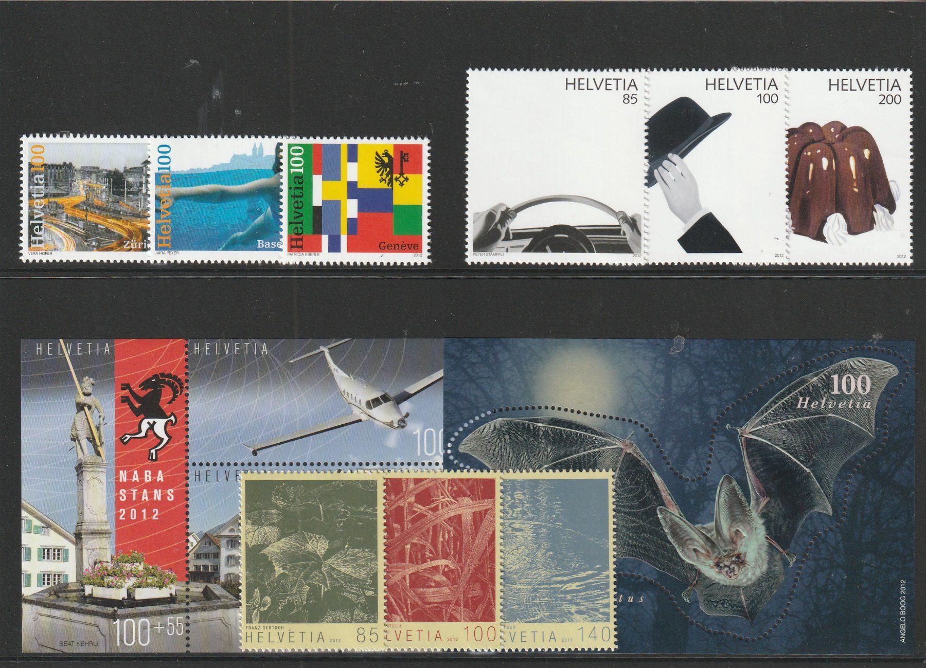 Tous les timbres: CH Frankaturware Einzelmarken Postfrisch **  2012 – D'occasion à Rupperswil par Ema10 1