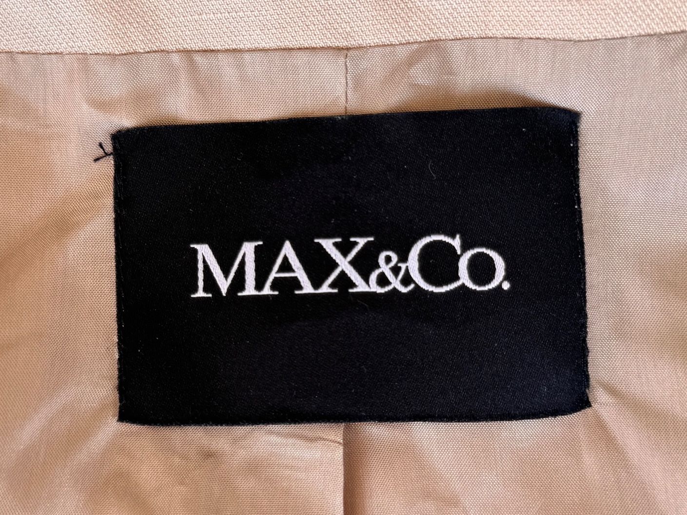 Cappotti: Toller Overcoat Mantel Beige Gr. 44 Max & Co. – Usato da Rothrist venduto da Fondgruebe 8