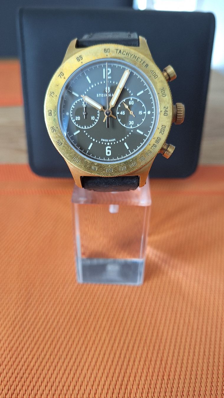 Steinhart Uhren: Steinhart Marine Officer Bronze Chronograph – Gebraucht aus Burgdorf von Max681
