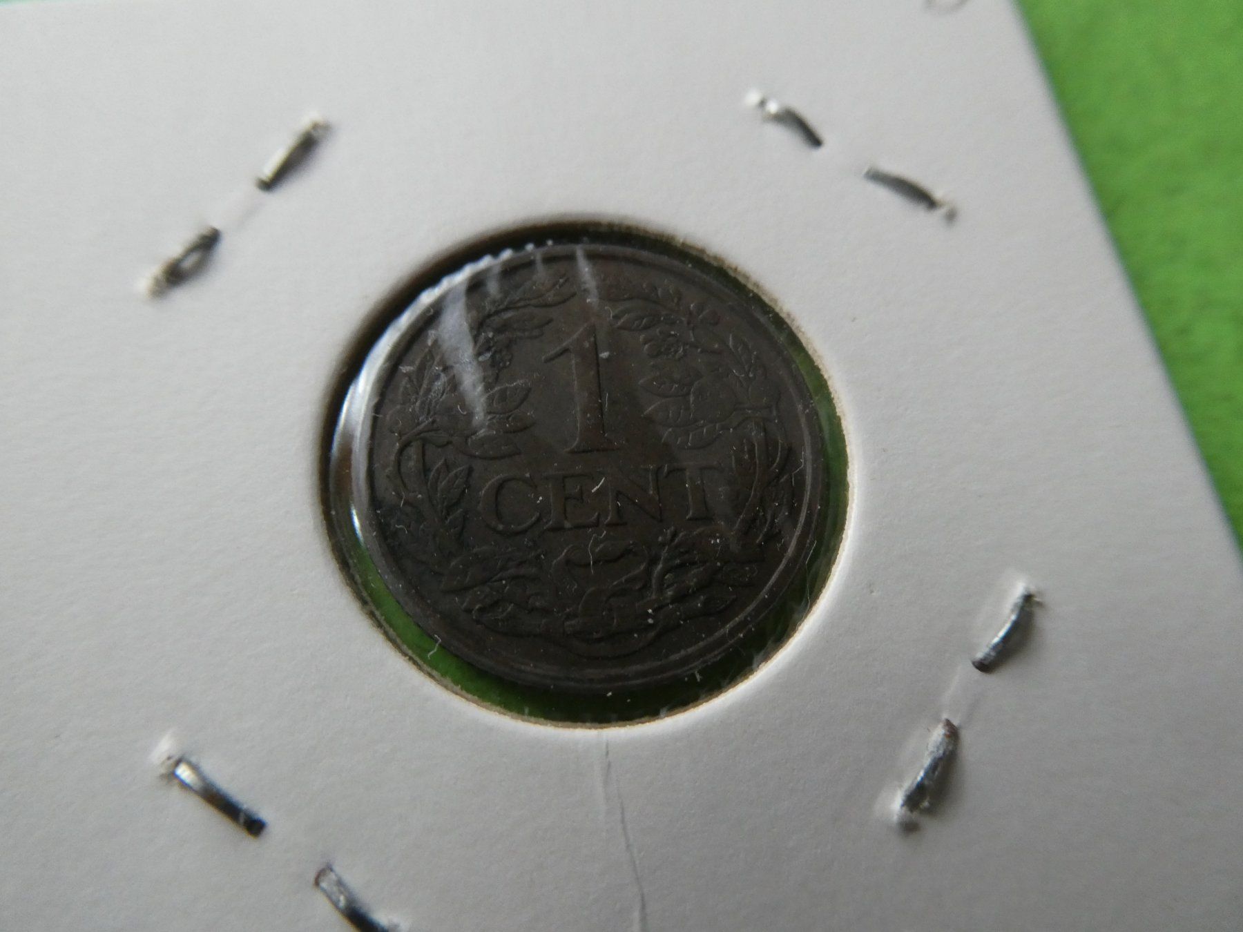 Alle Münzen: Niederlande 1939, 1 Cent – Gebraucht aus Hinterforst von Rohusri 1