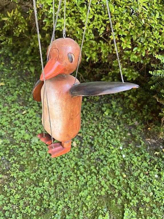 Statuette: Marionnette en bois, pingouin – Usato da Bernex venduto da dg.1233