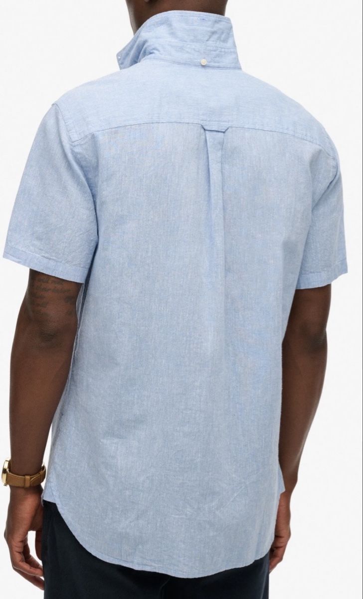 Camicie: Herren Hemd kurzarm Superdry L hellblau Leinen Blend NEU – Nuovo (secondo la descrizione) da Safenwil venduto da Vito_Caruso 1