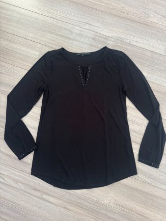 WHITE HOUSE BLACK MARKET schwarzes Oberteil Gr. M