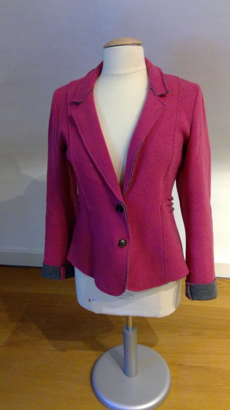 More & More Giacche: Strick Blazer, Pink-rosafarben – Usato da Basel venduto da Merlin97 1