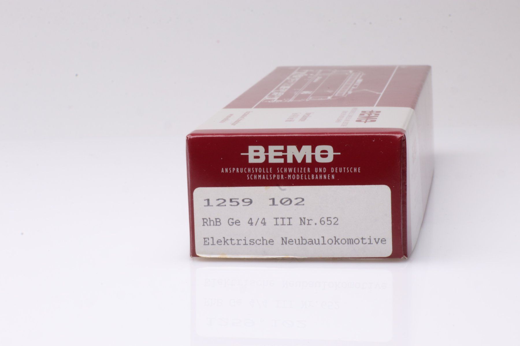 Bemo 1259 102 RhB Ge 4/4 lll 652 Neubaulok DC H0m (Gebraucht) in Ried ...