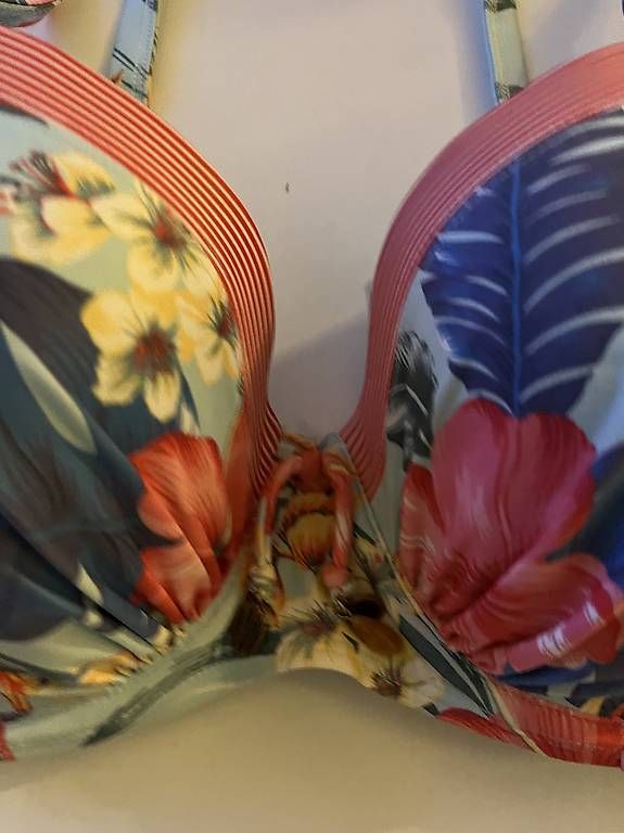 Costumi da bagno & Bikini: Neues Bikini Oberteil mit Blumenmuster gr. C42 – Usato da Zürich venduto da cel_cw9k 1