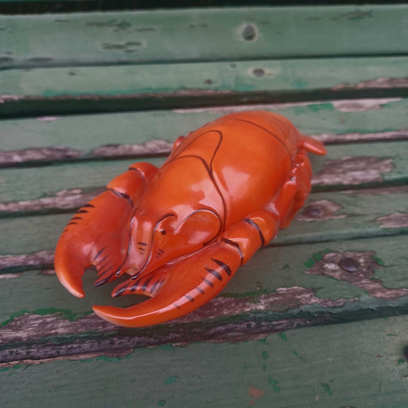 Statuette: Homard-boîte en céramique – Usato da Neuchâtel venduto da Jivar