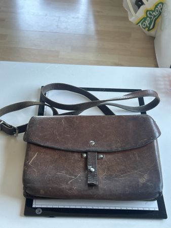 Tasche Leder Kurt Hartmann braun(I15)