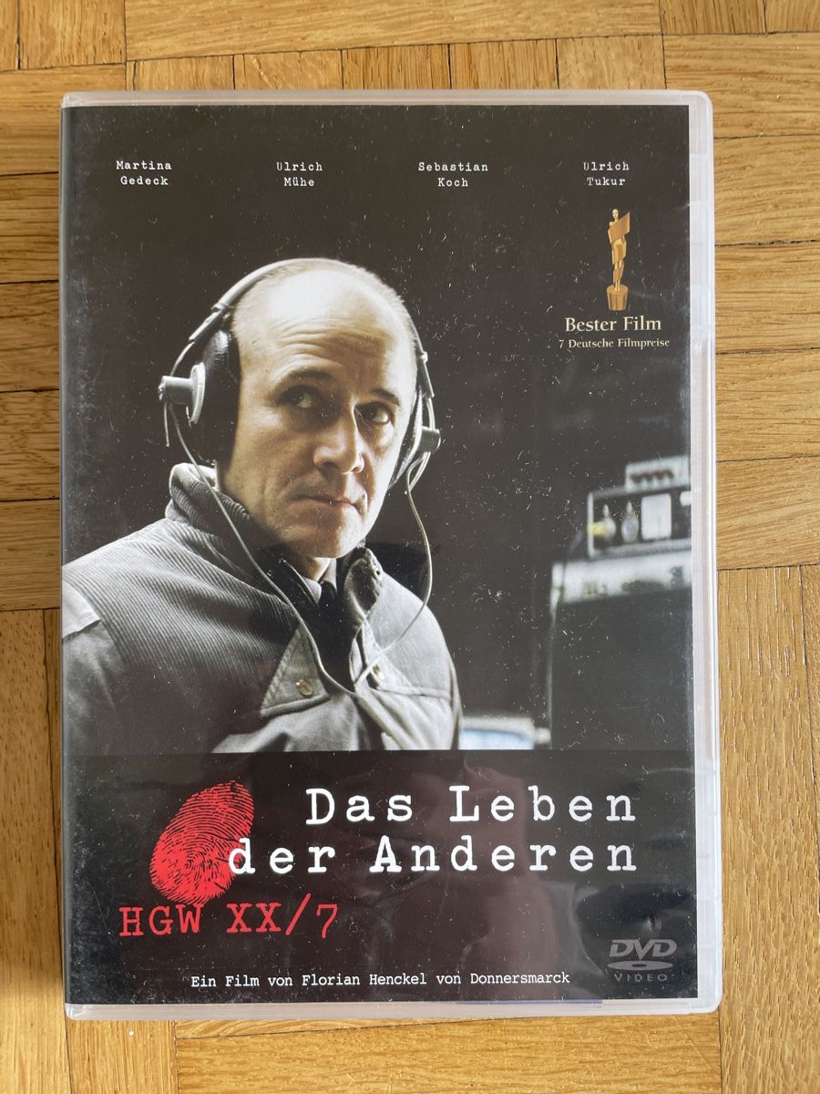 Tutti i DVDs: Das Leben der Anderen - DVD Top Zustand – Usato da Zürich venduto da Mr.Mauri83