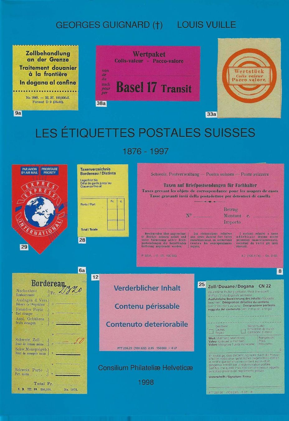 Alle Briefmarken: Katalog der Schweizer Postvignetten – Neu (gemäss Beschreibung) aus Basel von Bingis