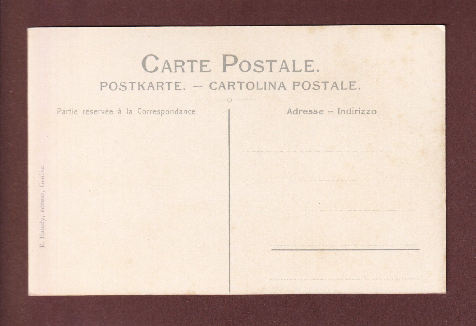Cartoline postali: LAUSANNE - Ouchy - Château – Usato da Pully venduto da nicecards 1