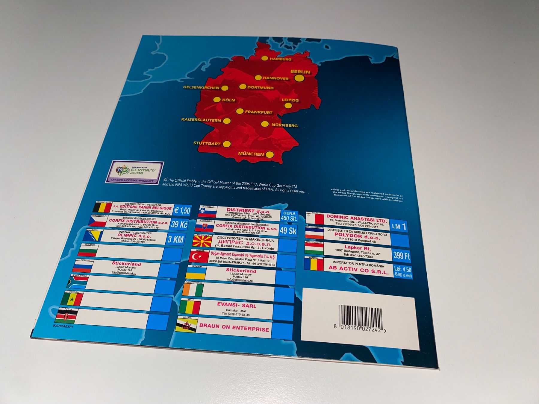 Panini Album: Panini Leeralbum WM 2006. Seltene Version. Mit Messi. – Usato da Hergiswil LU venduto da FcMalkov 7