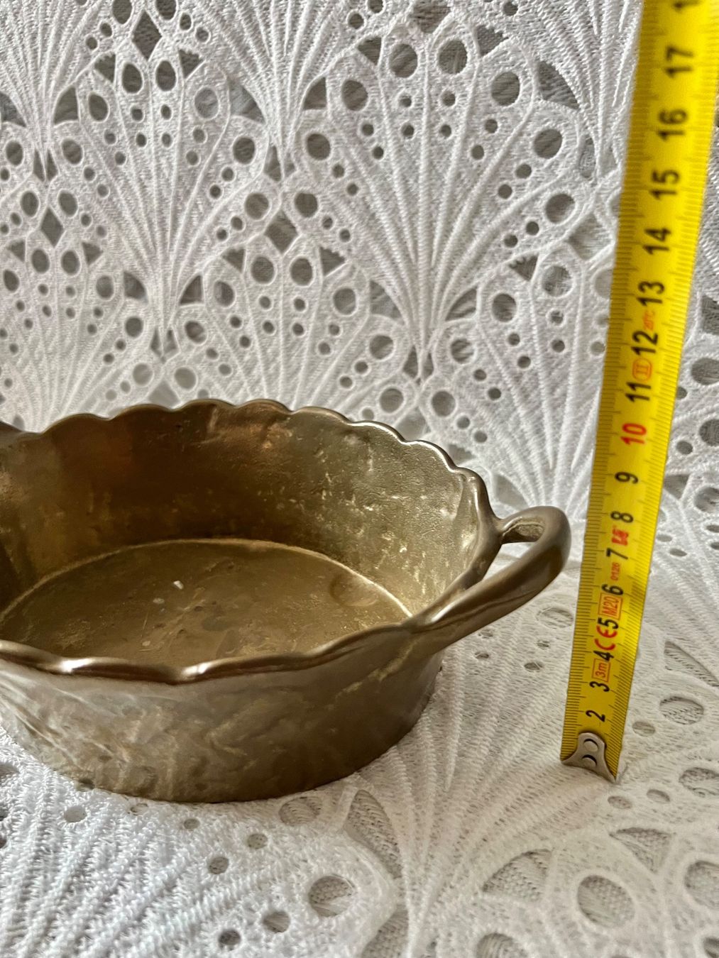 Vasi per fiori: Messing Übertopf Henkeltopf Blumentopf 1500 Gram – Usato da Frenkendorf venduto da Only1 4