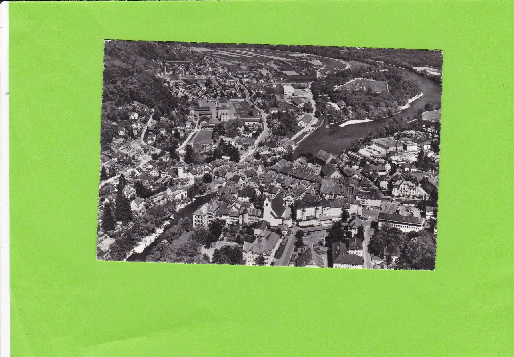 Cartoline postali: Flugaufnahme Brugg – Usato da St. Peterzell venduto da neckertal