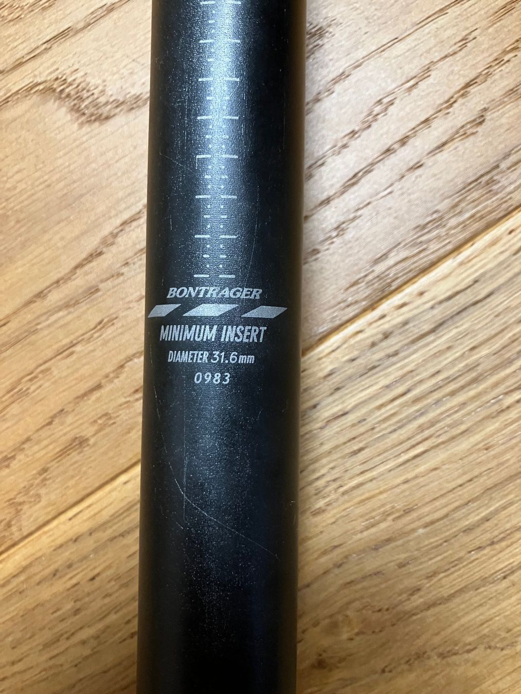 Pezzi di ricambio: Bontrager Sattelstütze 31,6 mm – Usato da Obermumpf venduto da Estrela67 1