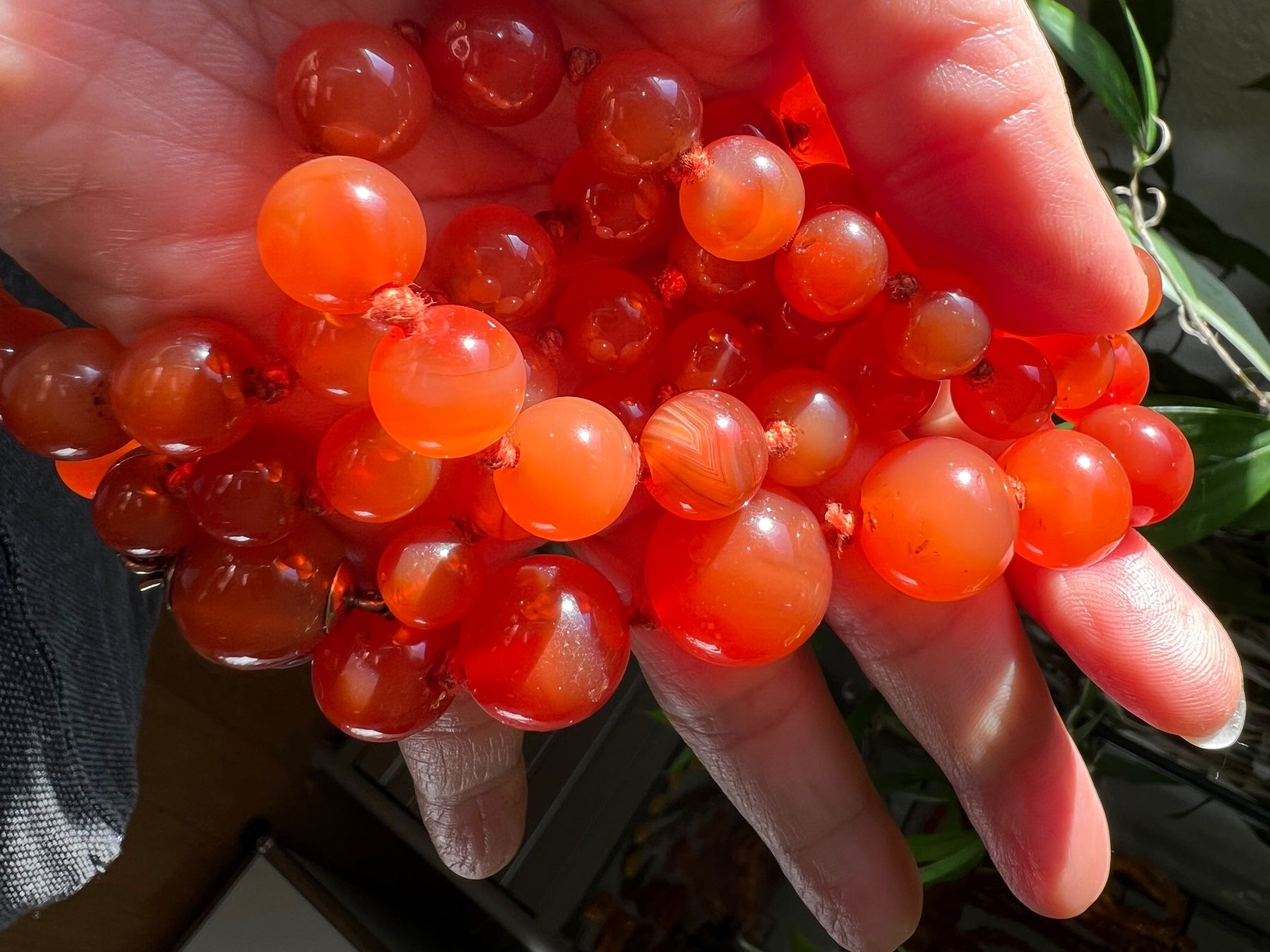 Catenine: Karneol kette – Usato da Lengnau BE venduto da Luan2014 2