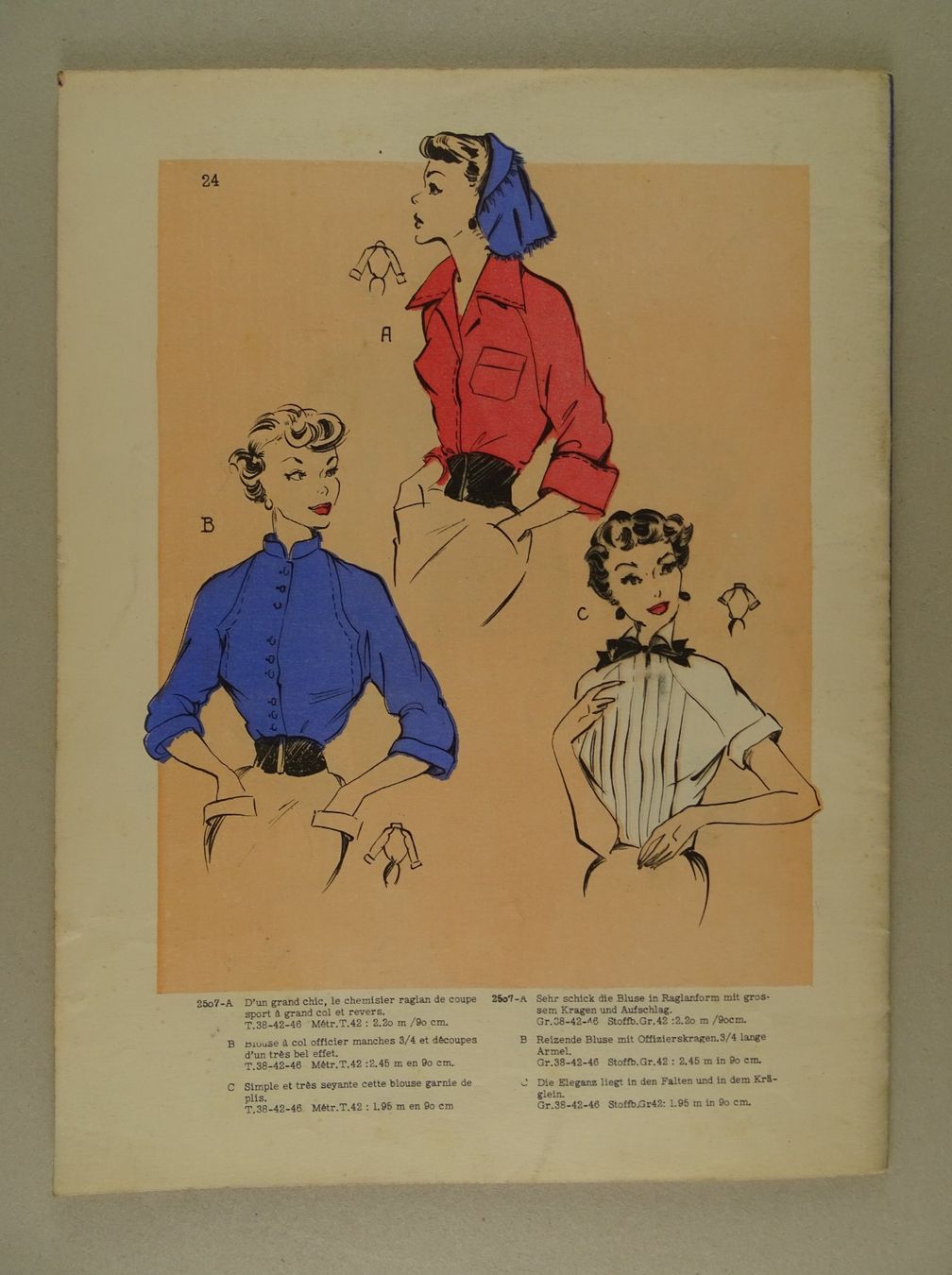 Livres: MODE, MODEZEITSCHRIFT JOLYMODE BLOUSES ET JUPES – D'occasion à Grüningen par Kartensammler 4
