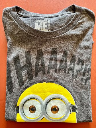 Minions Despicable Me T-Shirt Grau Herren L Original