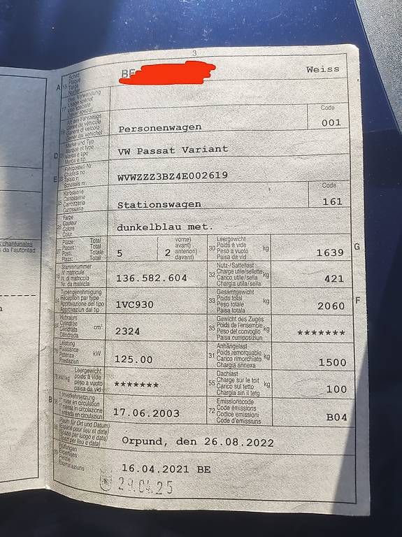 VW Automobili: VW Passat Variant 2.4 benzina – Usato da Biel/Bienne venduto da varon10 4
