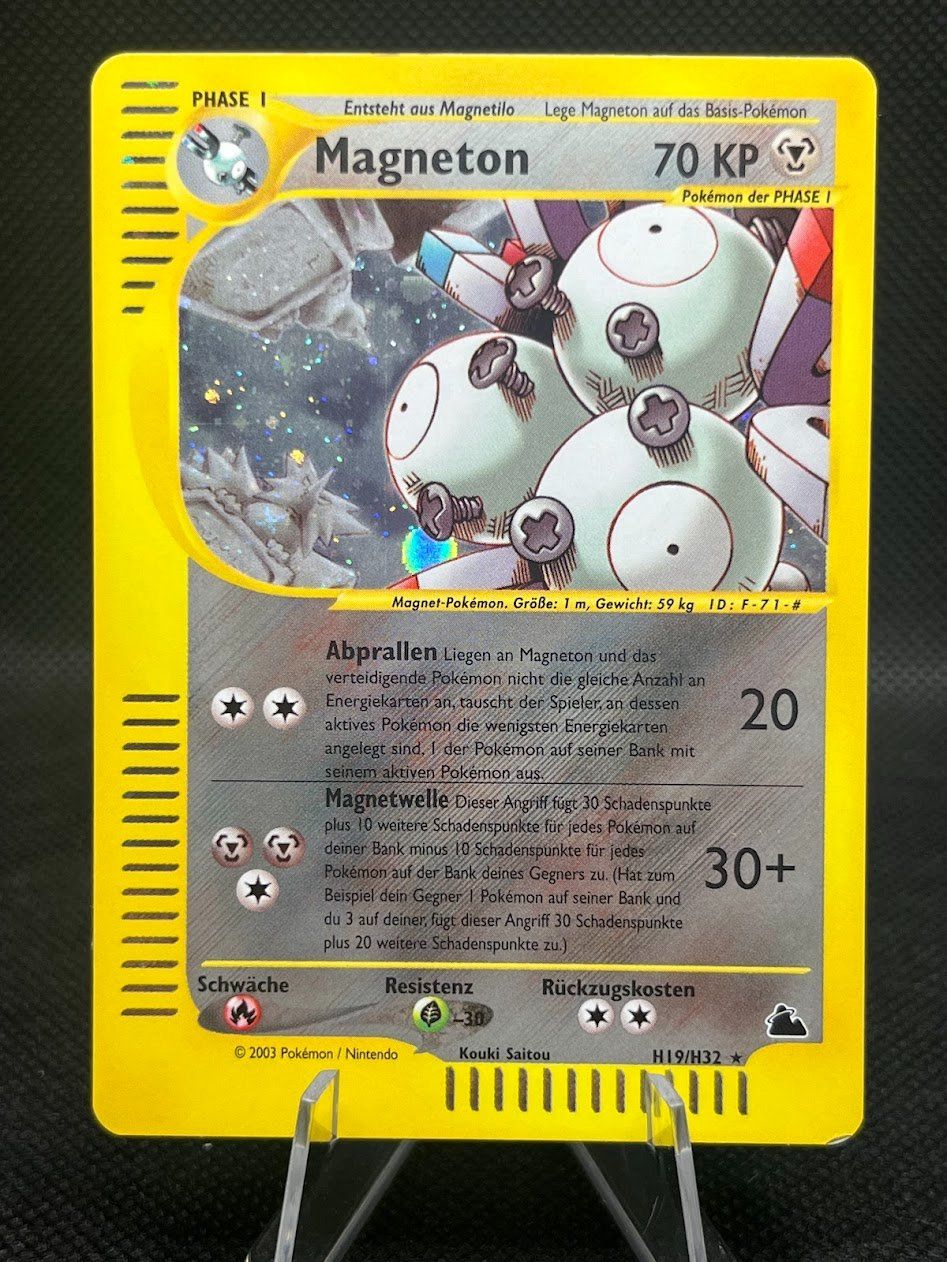 Pokémon Sammelbilder & Trading cards: Pokemon -  E-Serie skyridge Magneton H19 – Gebraucht aus schaan von Schokoloco