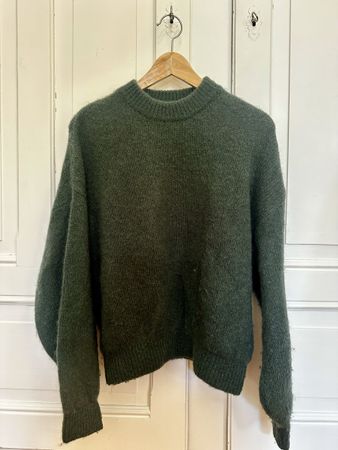 Pullover Ysé Mohairmischung grün Gr. S guter Zustand