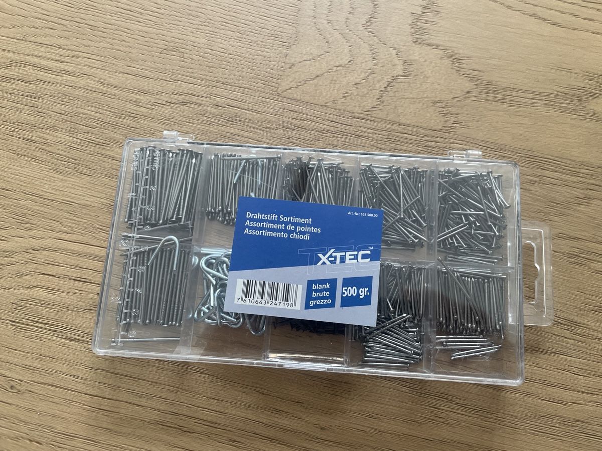 Alle Werkzeuge: Nägel – Neu und originalverpackt aus Sargans von Didis
