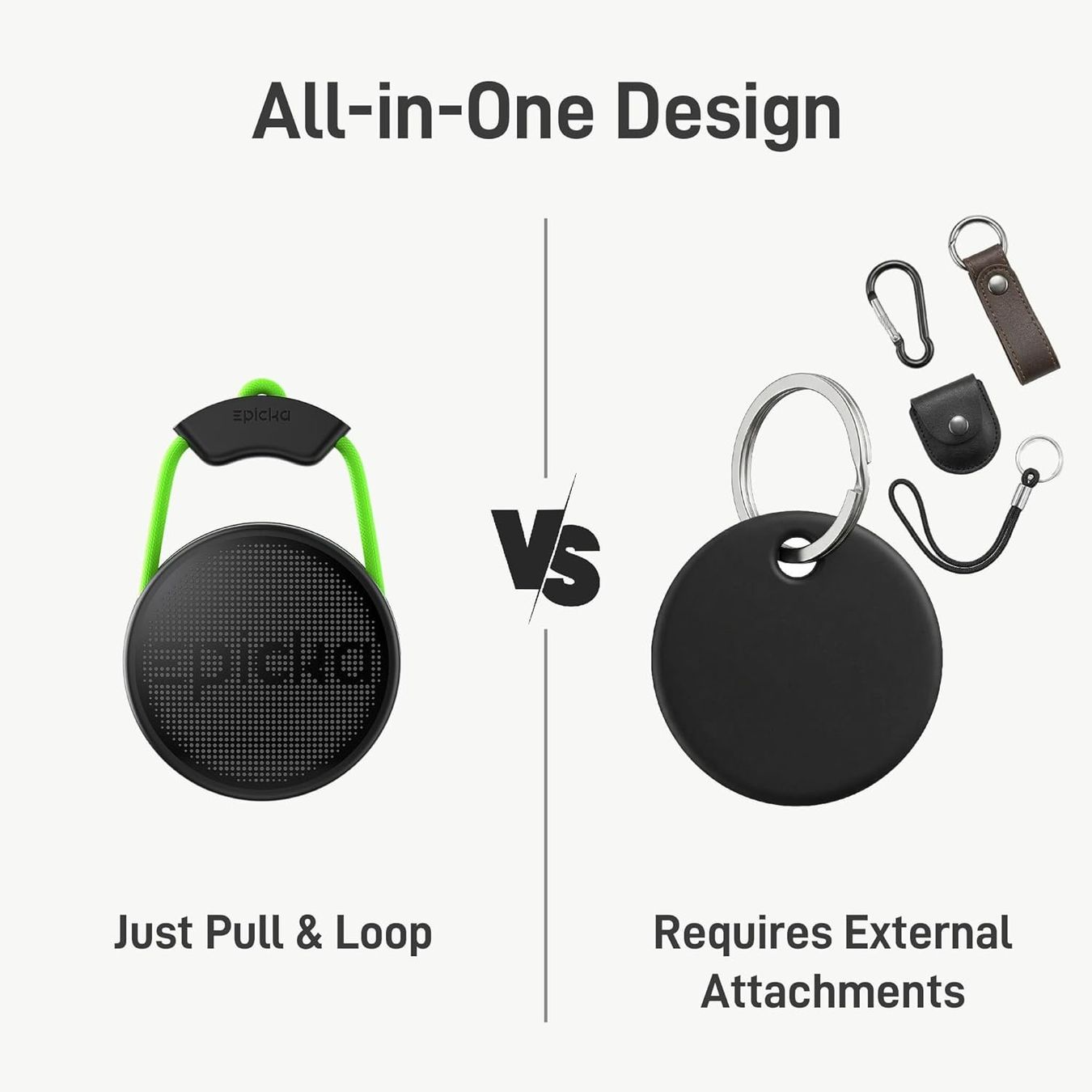 Portachiavi: Epicka Bluetooth Tracker 4er-Set Apple Wo ist? IP67 – Nuovo e nell'imballaggio originale da Suhr venduto da SchnapperCH 2