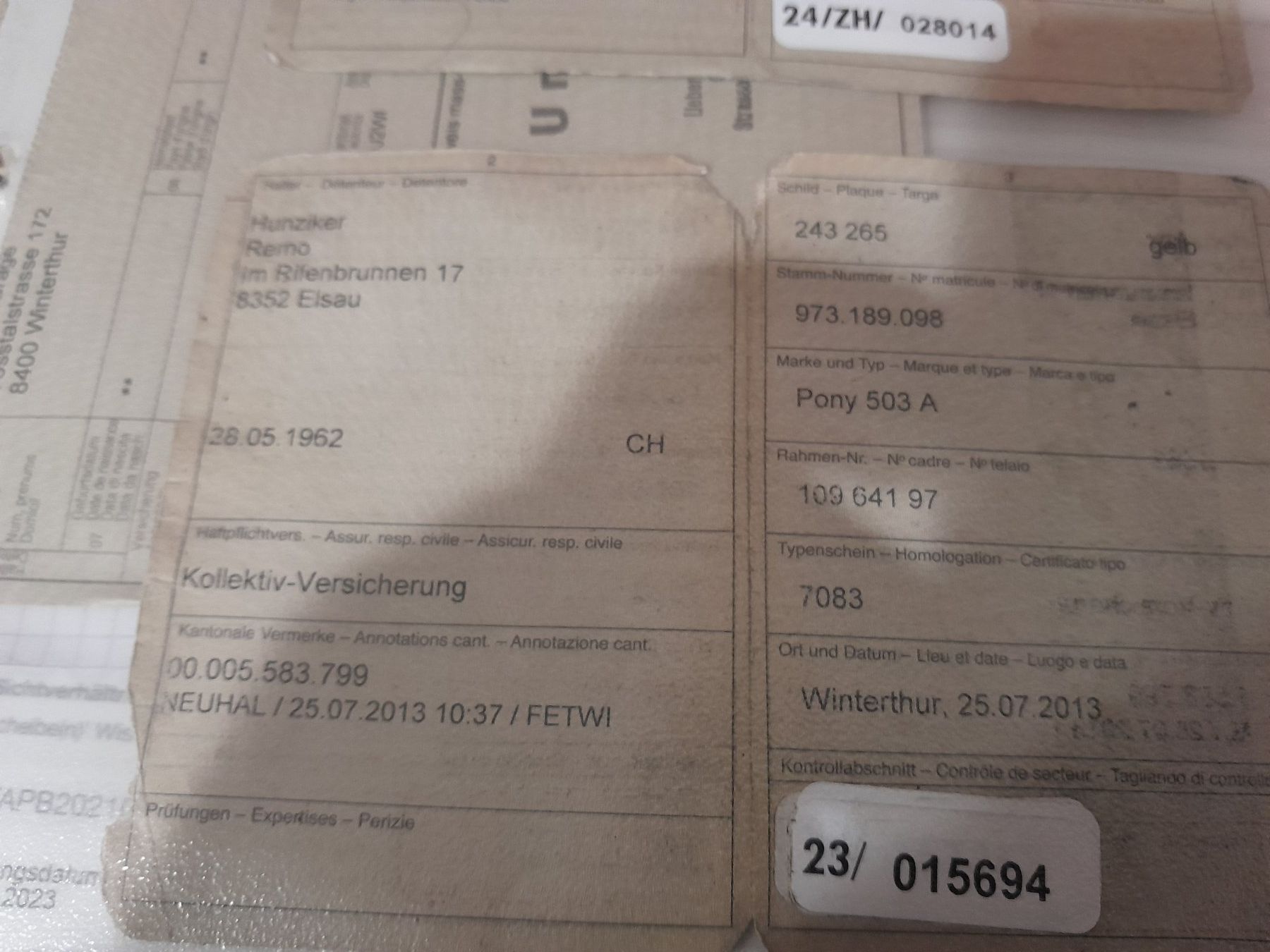 Sachs Mofas: Sachs 503 in Originallack – Gebraucht aus Winterthur von Rhunziker 4