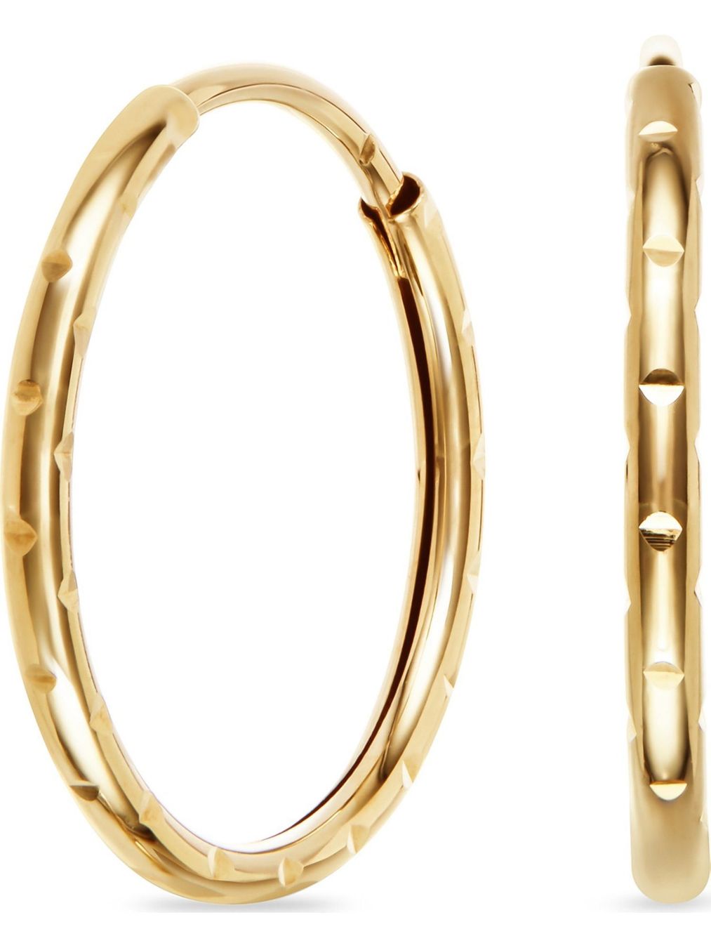 Orecchini pendenti & Orecchini a lobo: Creolen 375er Gelbgold – Nuovo e nell'imballaggio originale da Hemmental venduto da Royalgold 1