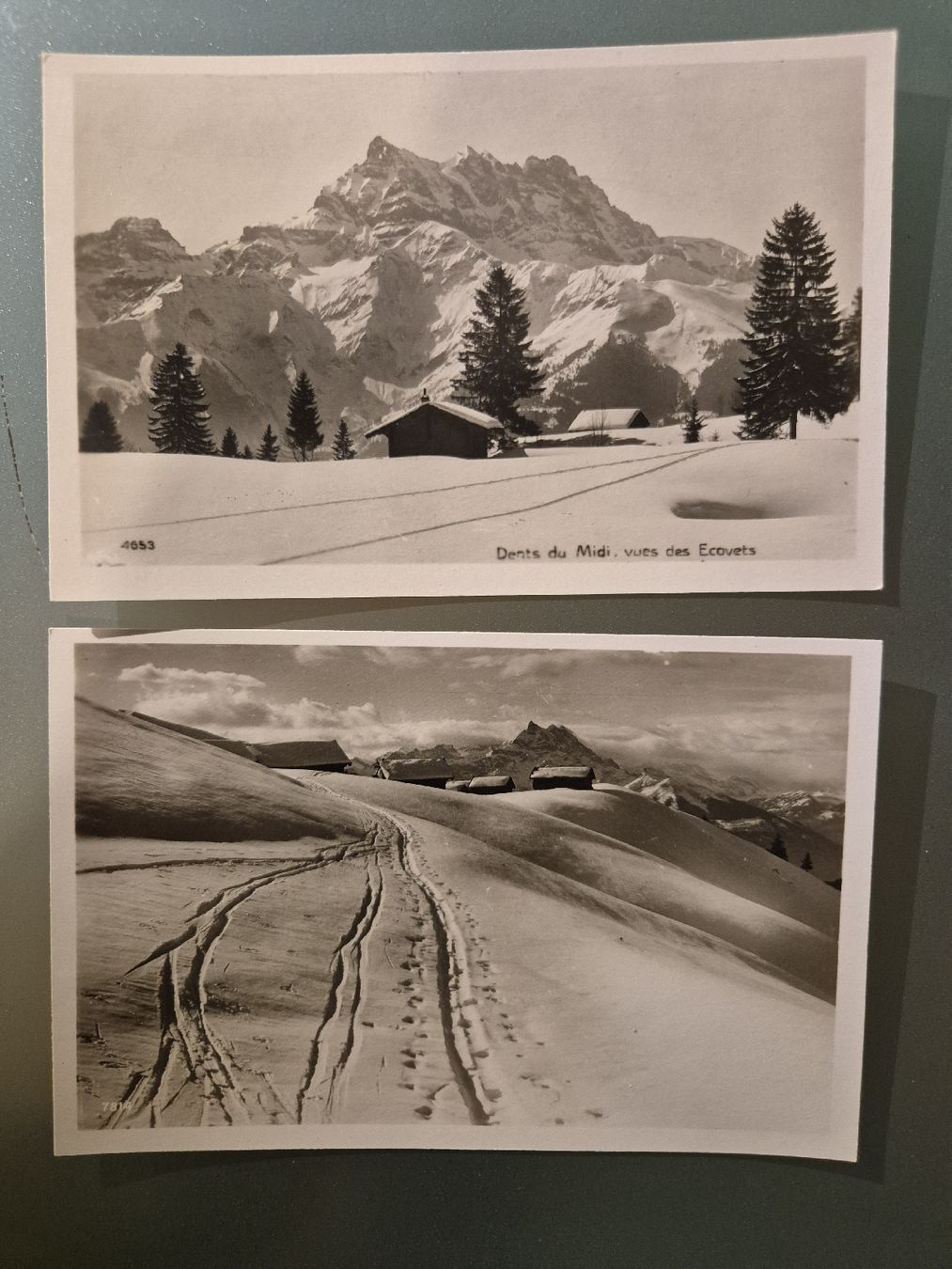 Cartoline postali: Dents du Midi – Usato da La Sarraz venduto da Pelletf