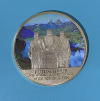 Gedenkmedaille Rütlischwur Historia Helvetica 70mm schwer