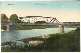 CP/AK: Amlikon Neue Thurbrücke Motiv **1913**