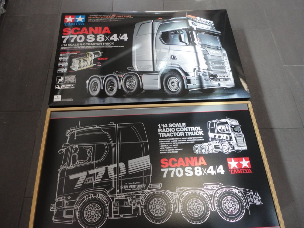 NEW Tamiya 1/14 Scania 770S 8x4/4 No 56371 Unboxing Video