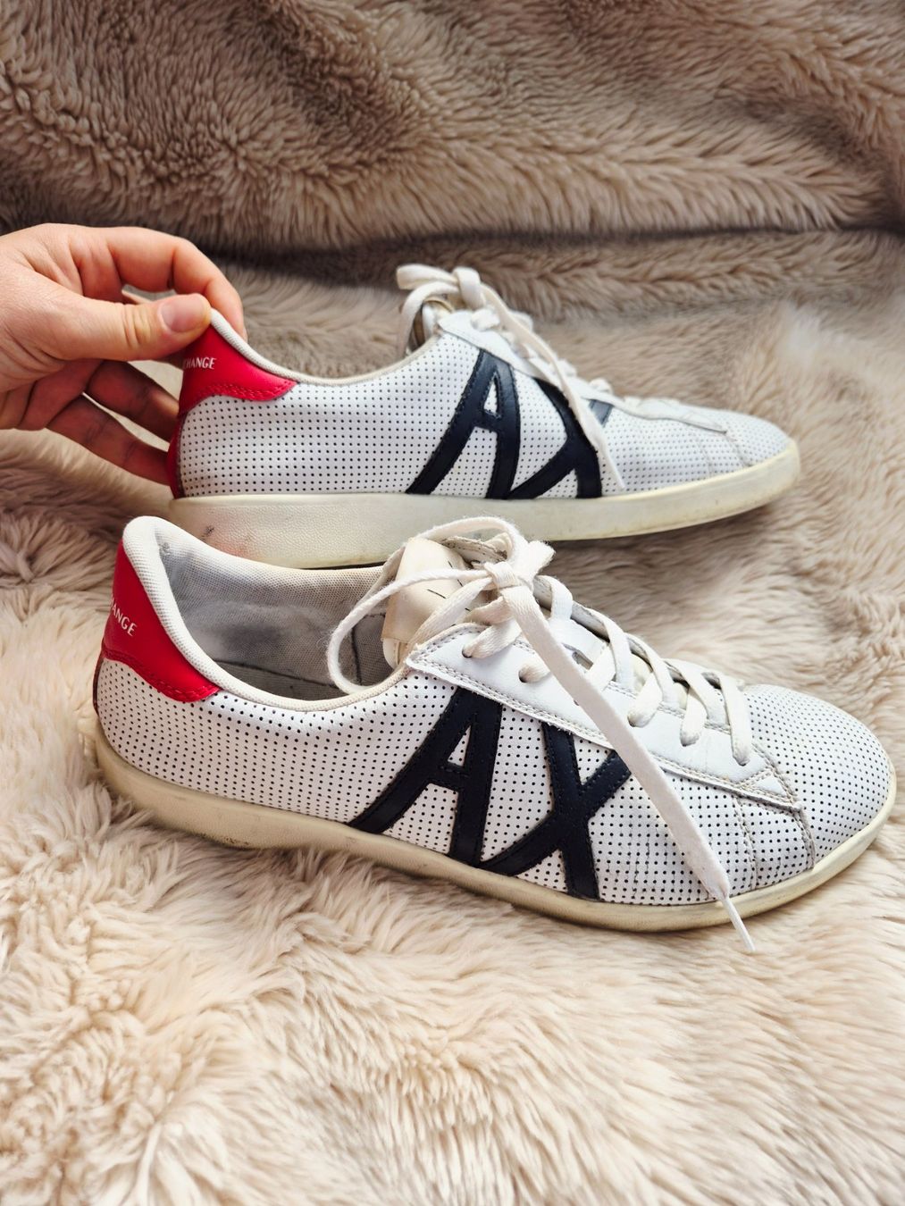 Armani Scarpe da uomo: ARMANI EXCHANGE 44 SCHUHE LEDER SNEAKER HALBSCHUH TOP – Usato da Elsau venduto da the-colorful-side 6