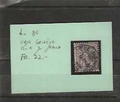 timbre 85 Genève rue du Stand