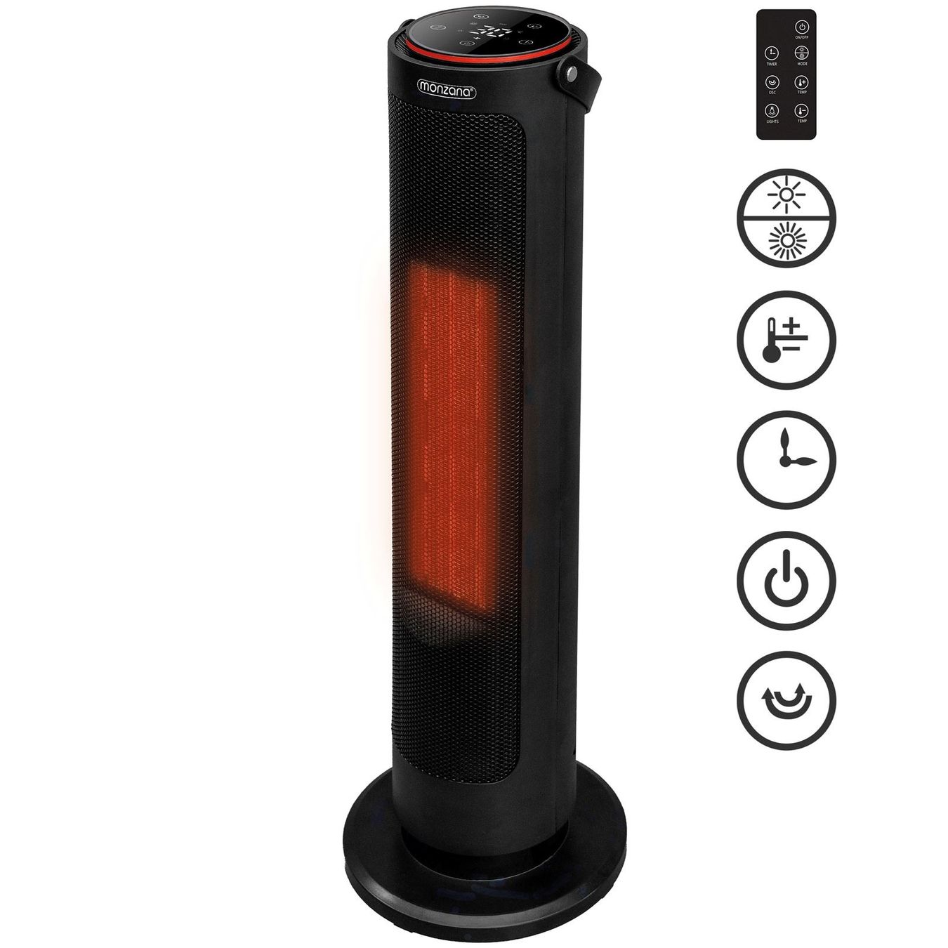 Heizgeräte: Heizlüfter Schwarz Keramik 2.000W – Neu und originalverpackt aus Winterthur von aredo 1