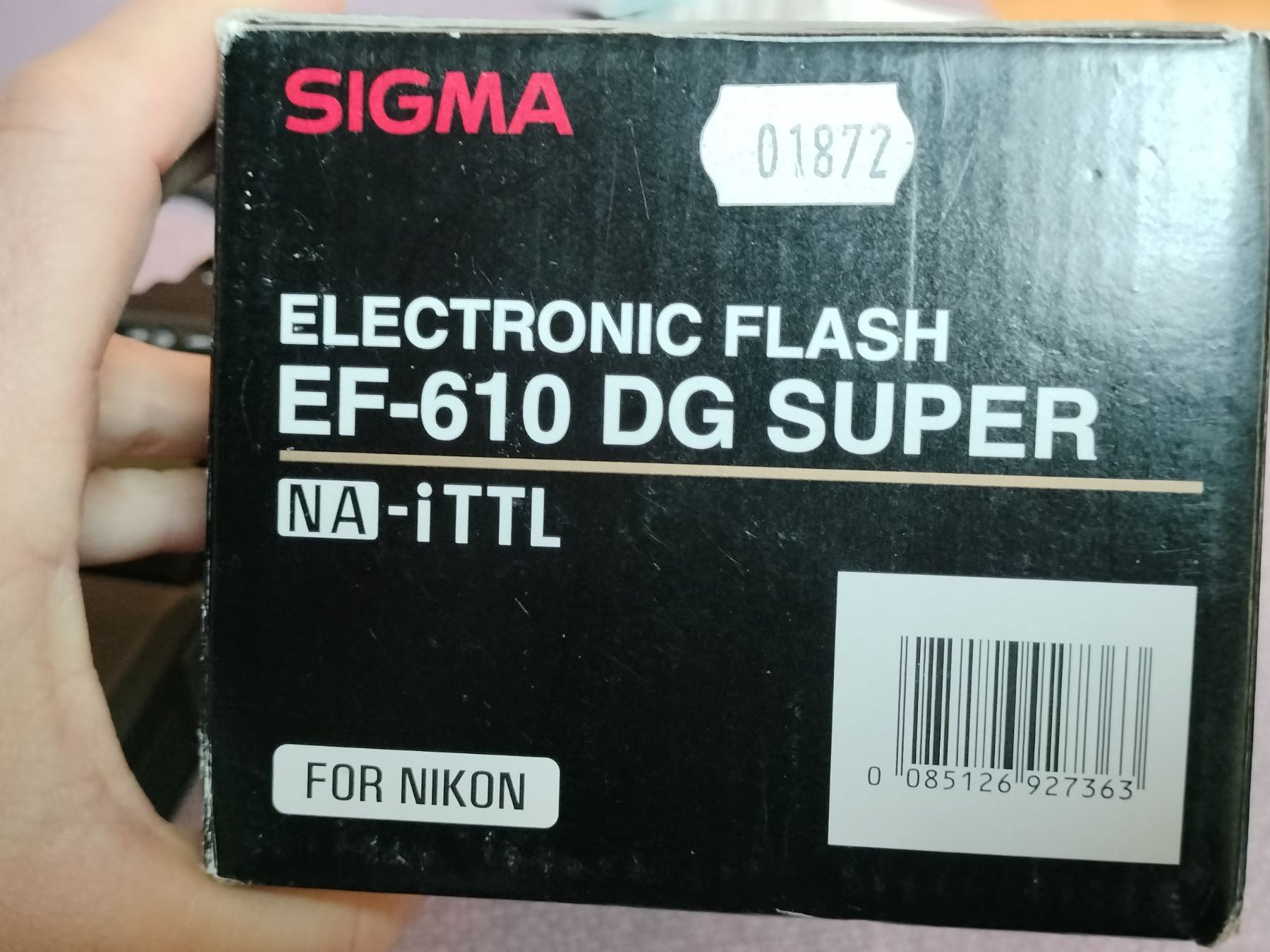 Flash sigma pour Nikon, EF-610 DG SUPER NA-iTTL (Gebraucht) in ...