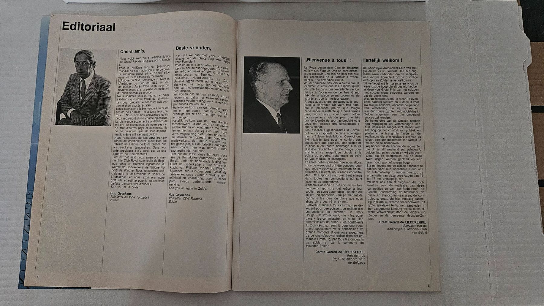 Documenti: Formel 1 Programmheft Zolder GP Belgien 1981 – Usato da Wangen SZ venduto da Auction-Sea 8