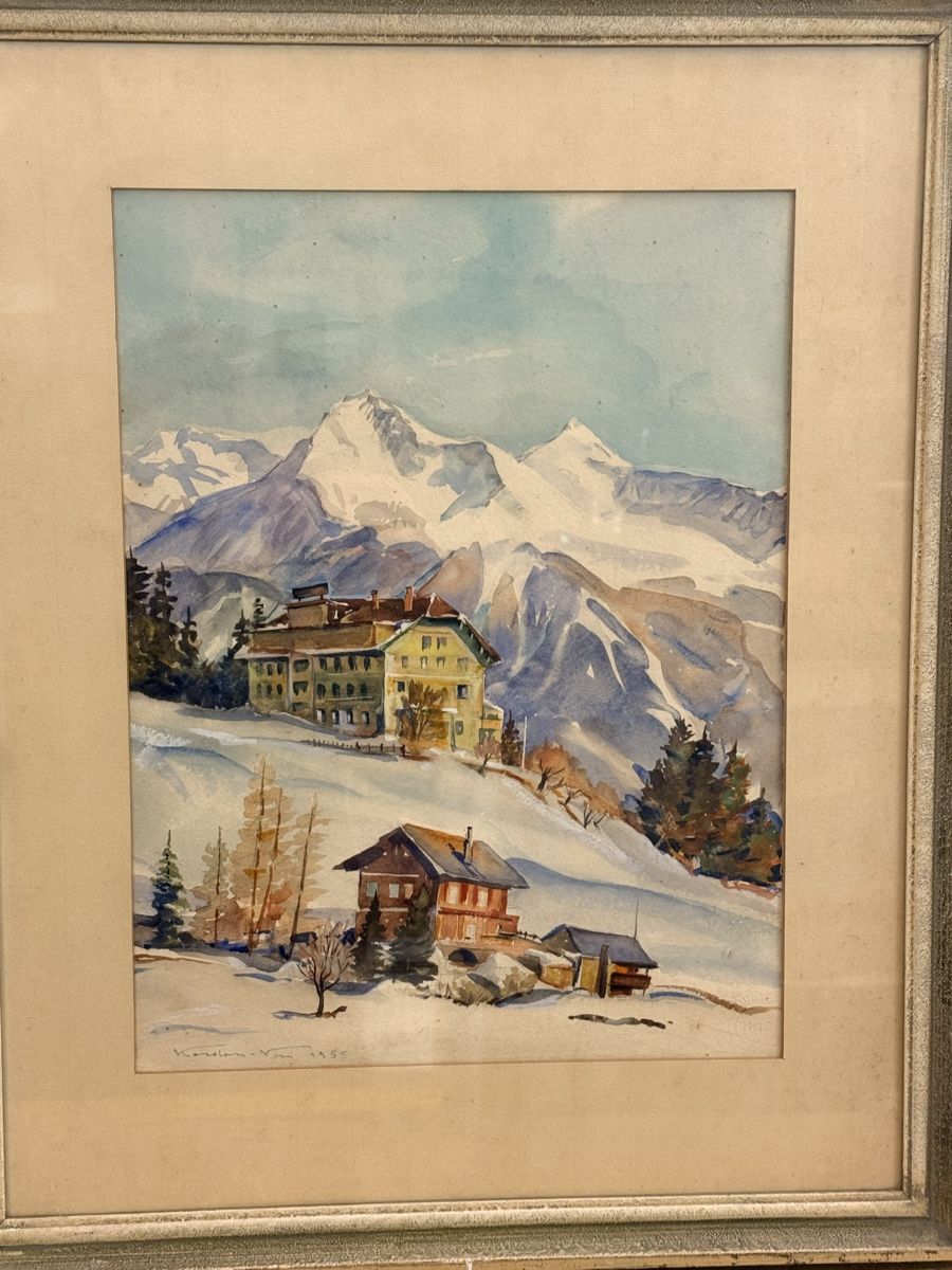 Dipinti: Gemälde - 1955 – Usato da Solothurn venduto da NUVICO 1