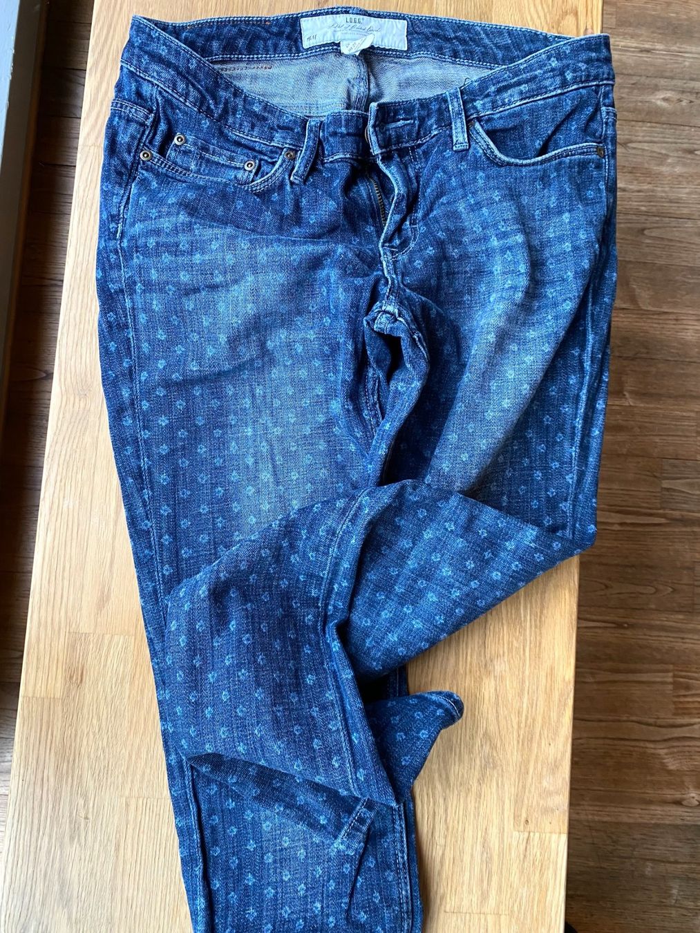 H&M Jeans: 3/4 Jeans gemustert, L.O.G.G., H&M, 29 – Usato da Zeiningen venduto da Carettacaretta69