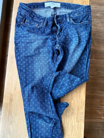 3/4 Jeans gemustert, L.O.G.G., H&M, 29
