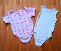 🌸🌿 Sparset: 2 Bodys Gr. 86/92, rosa+weiss ⭐ Top-Zustand⭐