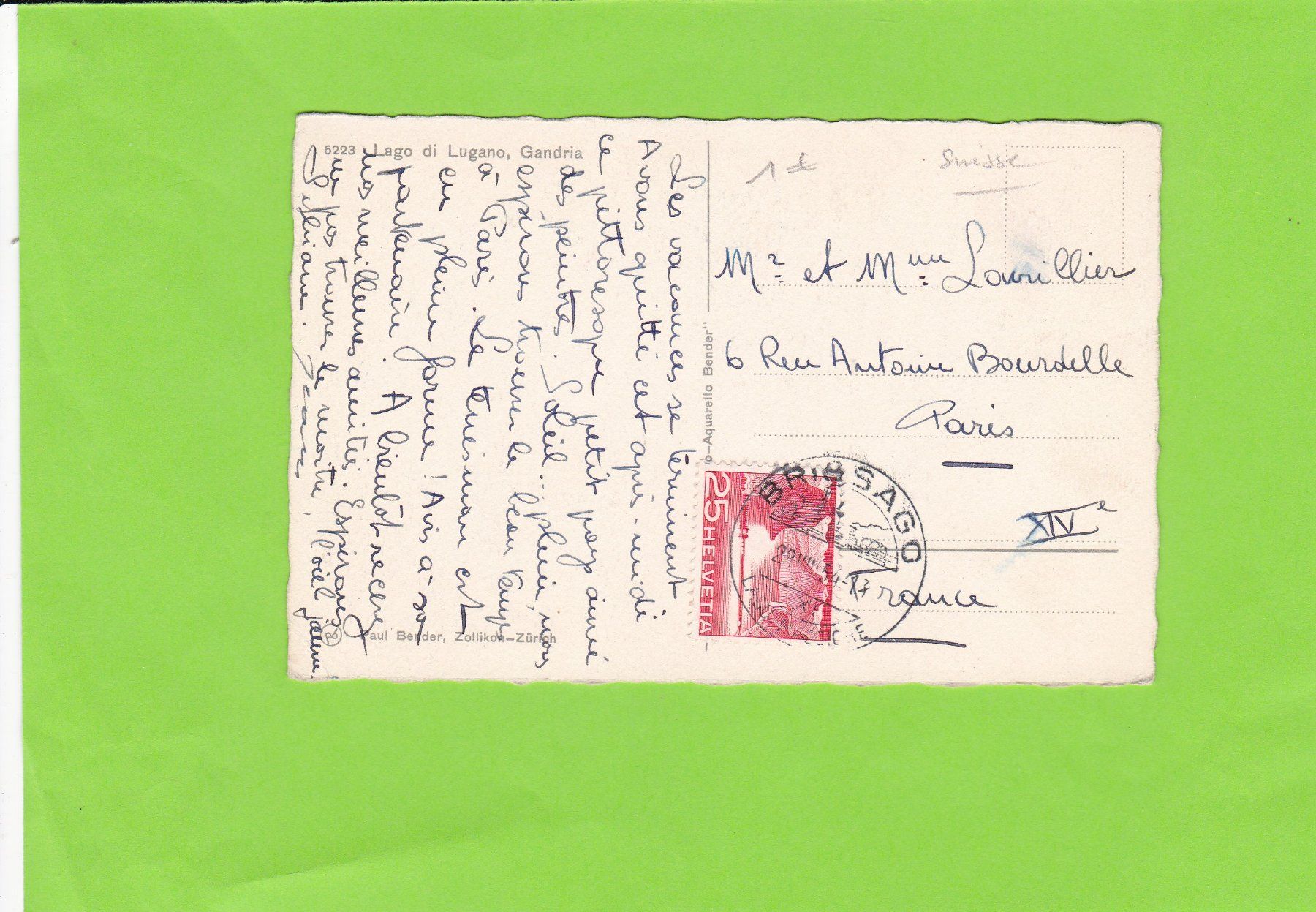 Cartes postales: Gandria – D'occasion à St. Peterzell par neckertal 1