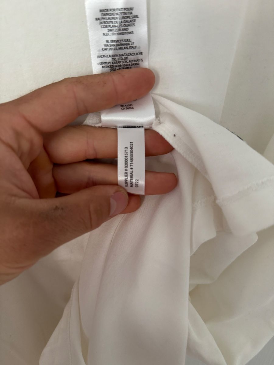 Ralph Lauren T-shirts: Polo Ralph Lauren T-Shirt, weiss, basic, oryginal – Neuf (Voir description) à Wetzikon ZH par Jan_wojt 5