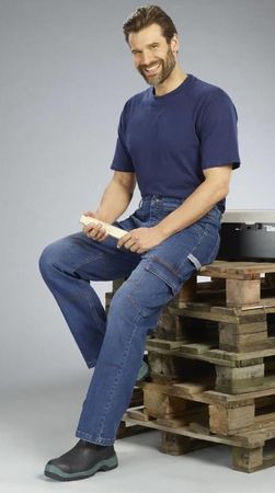 Ultrastarke Arbeits-Workerjeans, Farbe bluestone, Gr.60