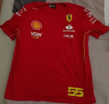 t shirt Ferrari 2024 Carlos Saint #55